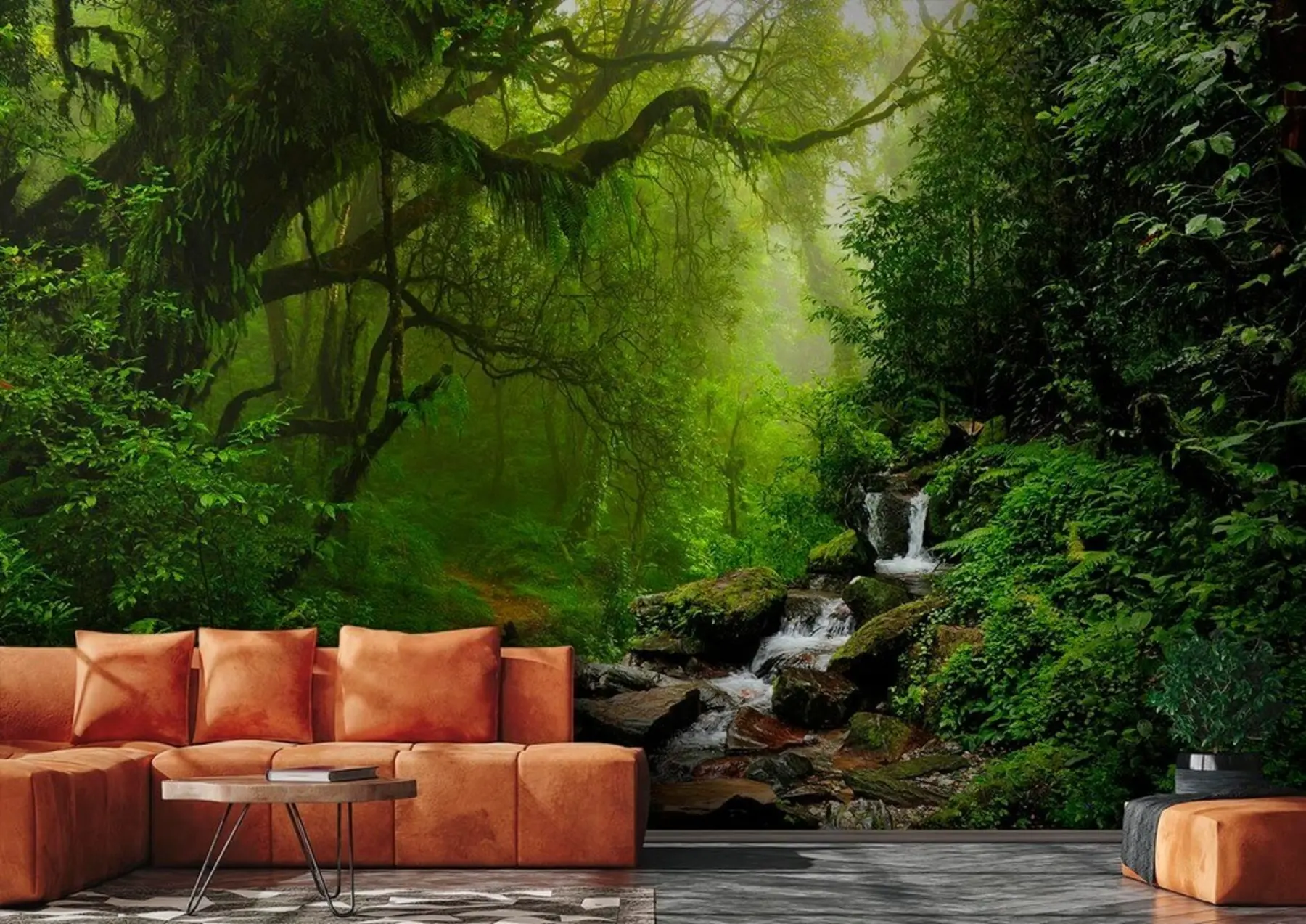 Murale Plante, eau et environnement naturel u53758