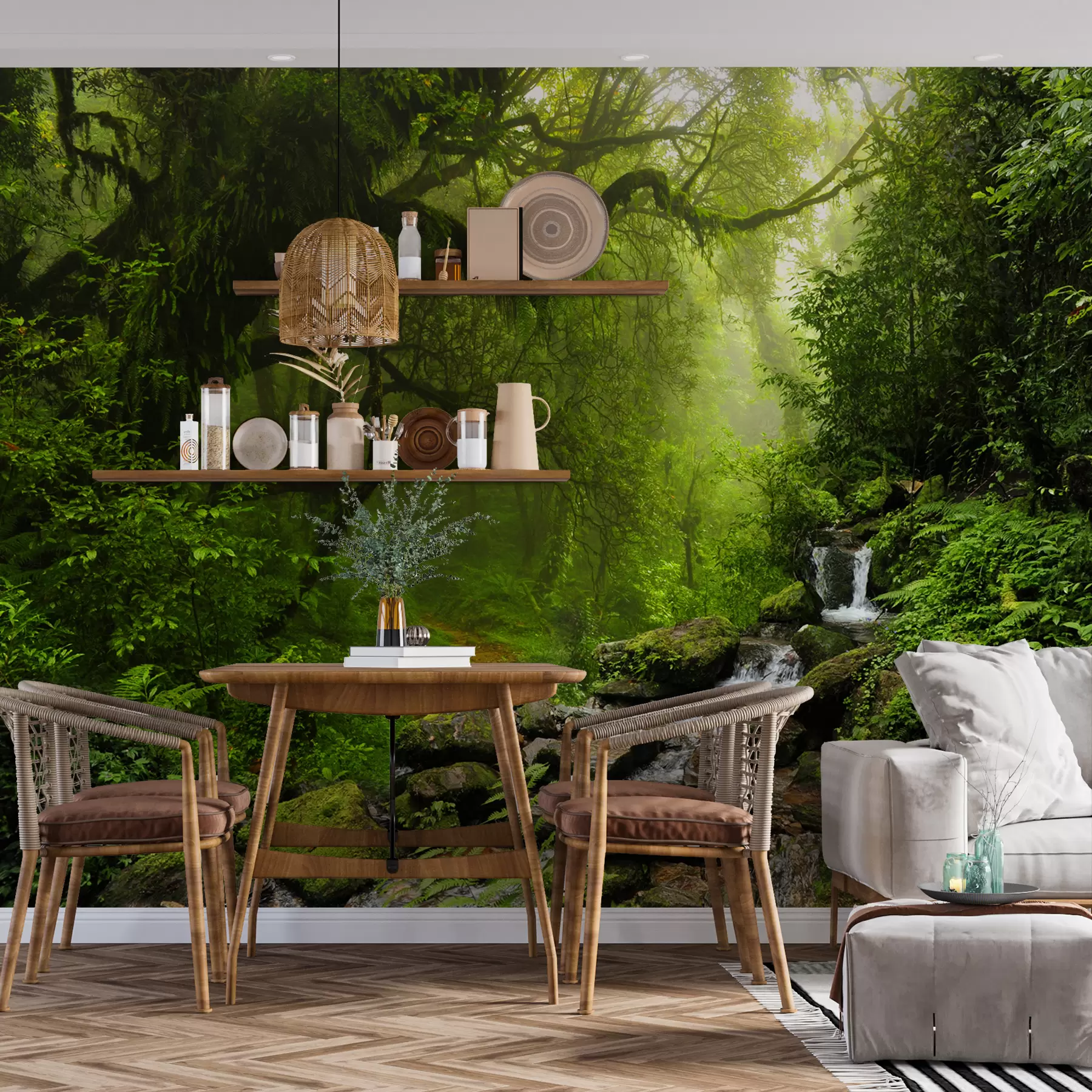 fototapeter Planter, vand og naturligt miljø u53758