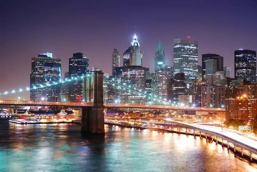 fototapeter Brooklyn Bridge, New York u57210