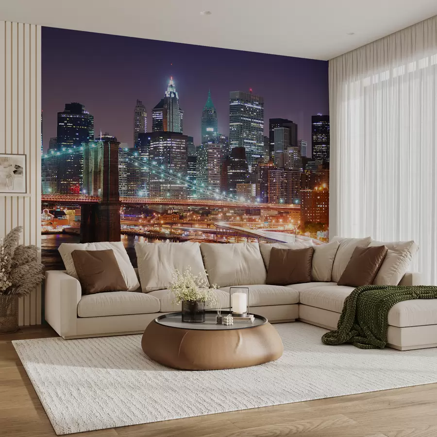 fototapeter Brooklyn Bridge, New York u57210