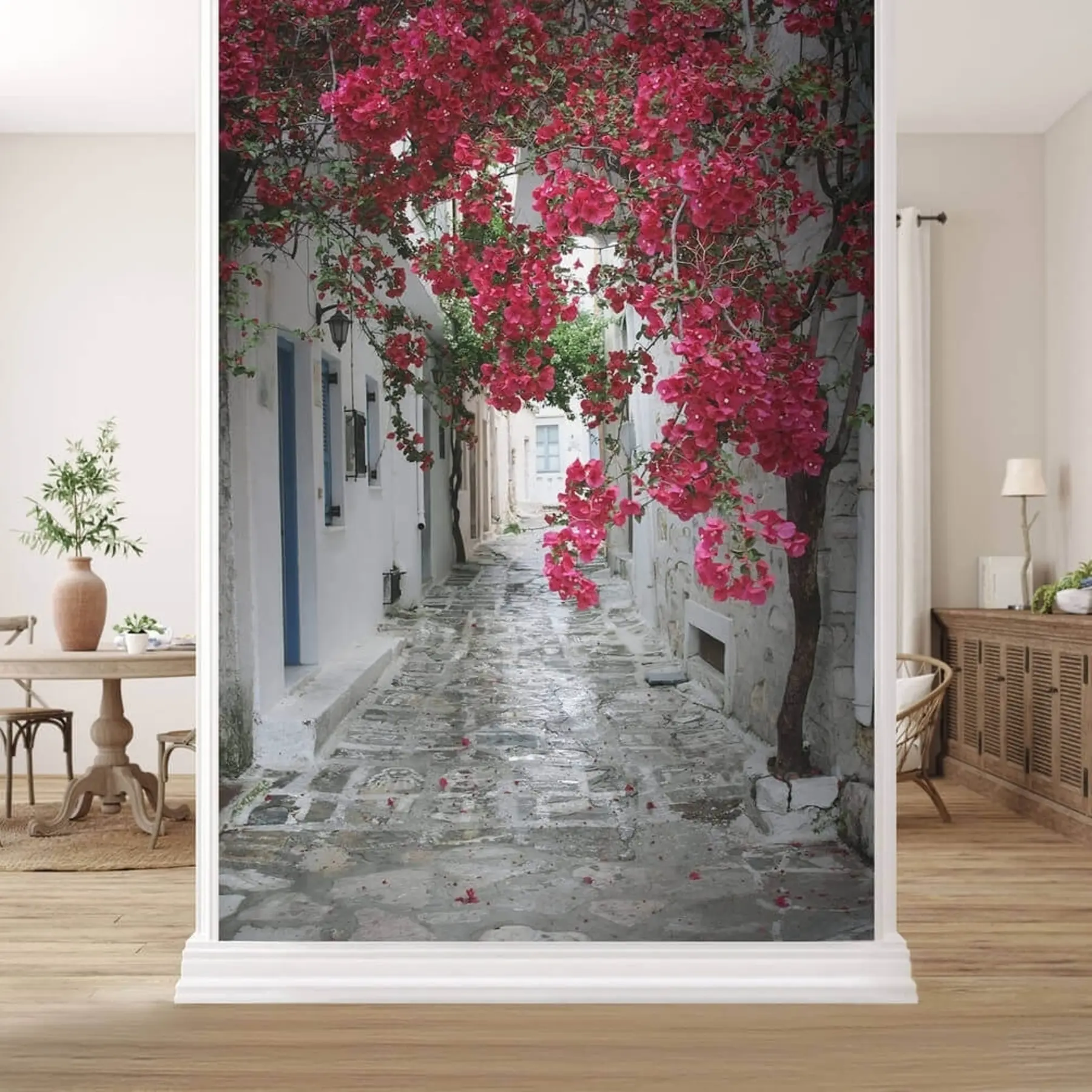 Murale Plante, fenêtre et bâtiment u60583