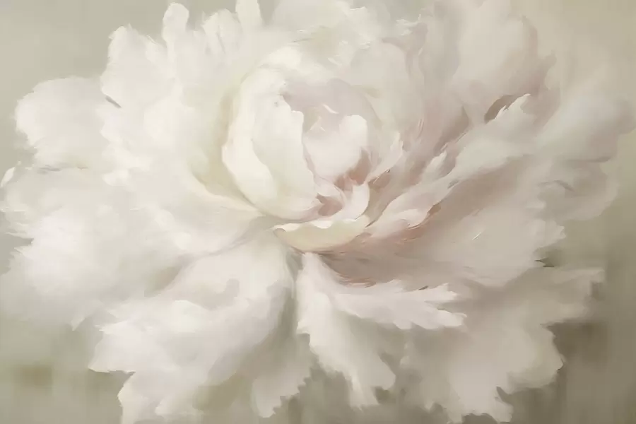 Fototapete Große Pfingstrosenblüte w03642