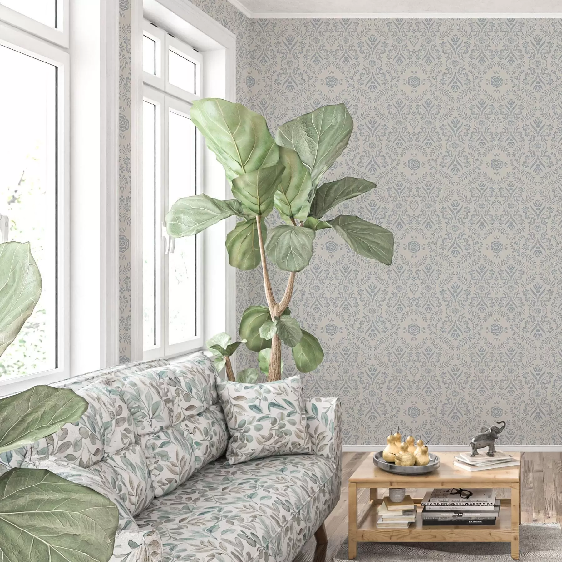 Fototapete Blaue Muster a00113