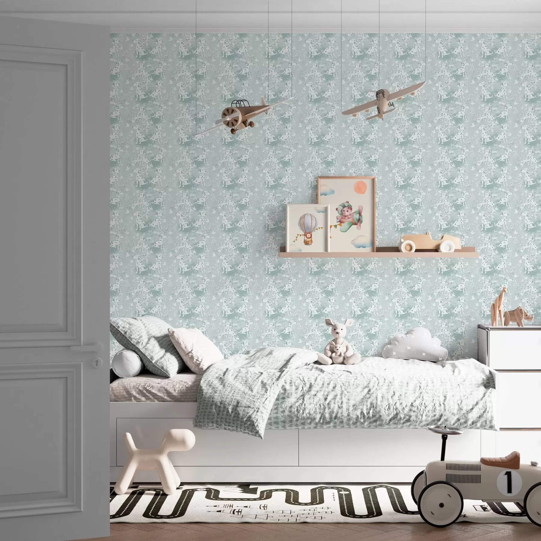 Fototapete Fröhliche Dalmatiner a00122v2