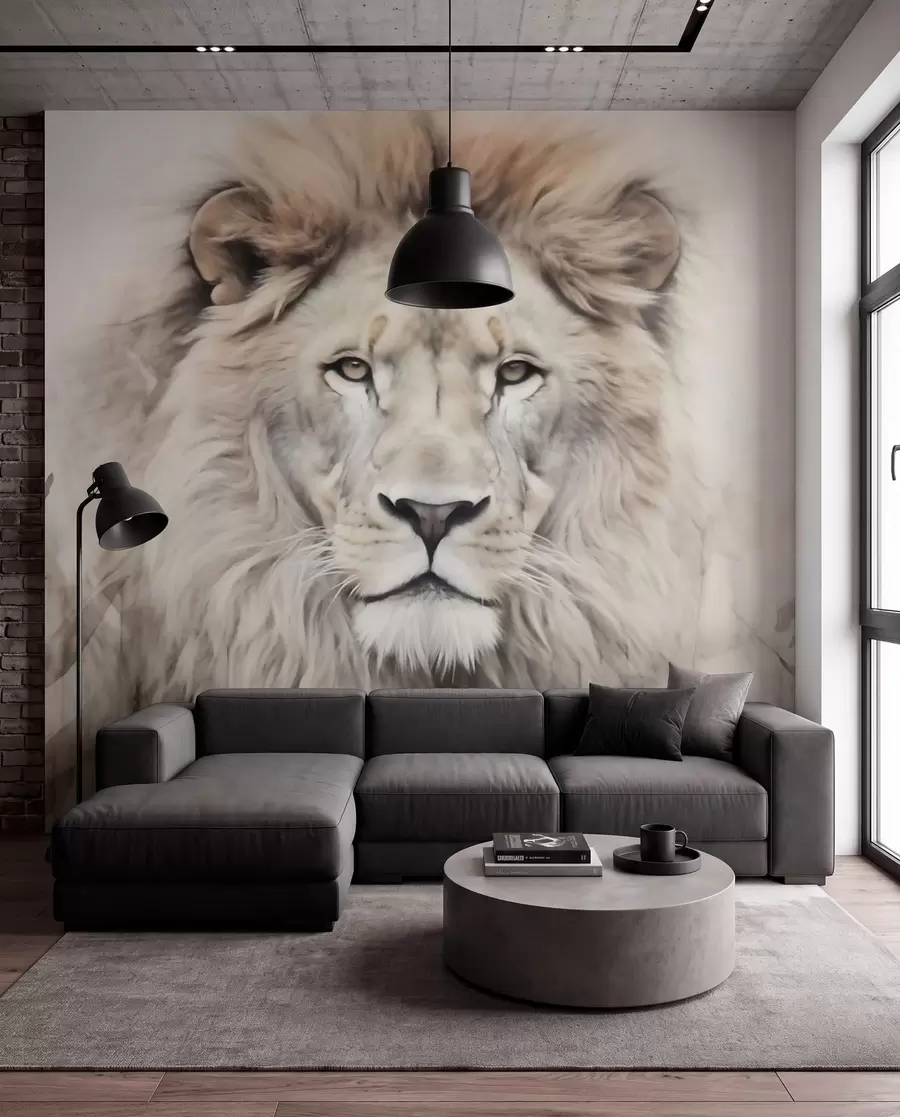 Murale Lion w03888