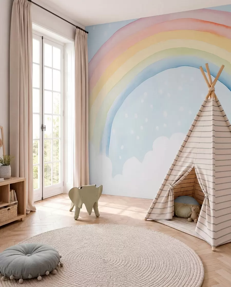 Fototapete Regenbogenträumerei w03924