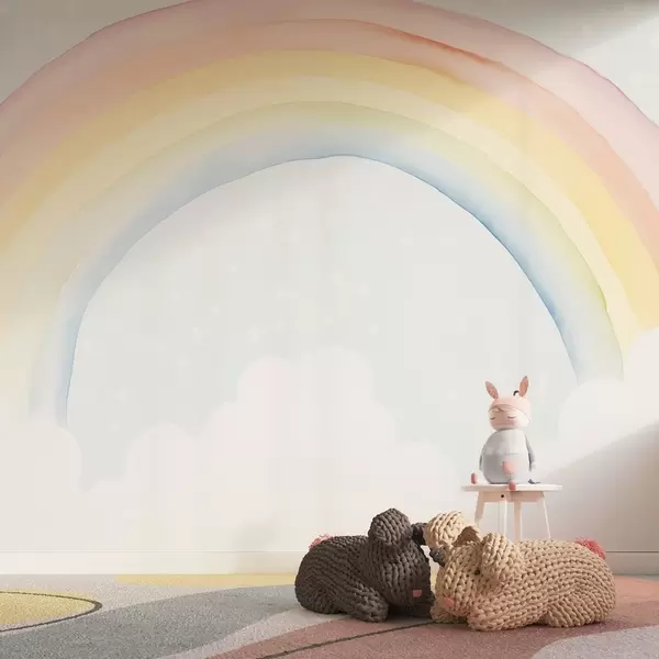 Fototapeten Kinder Regenbogen