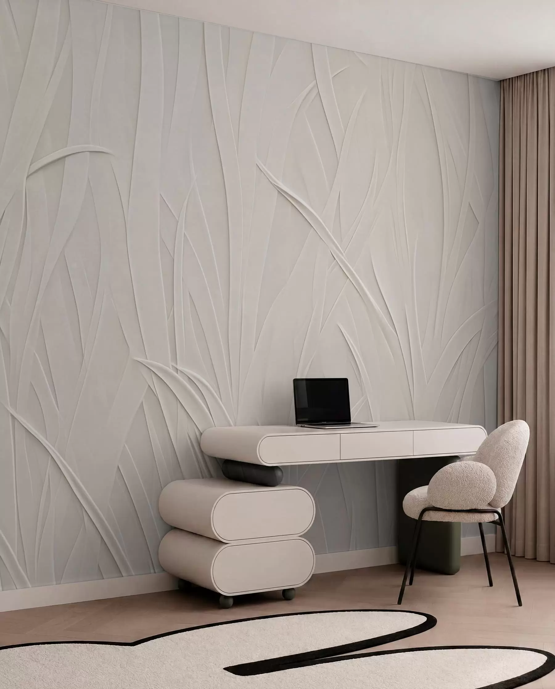 Murale Lignes fluides w03985