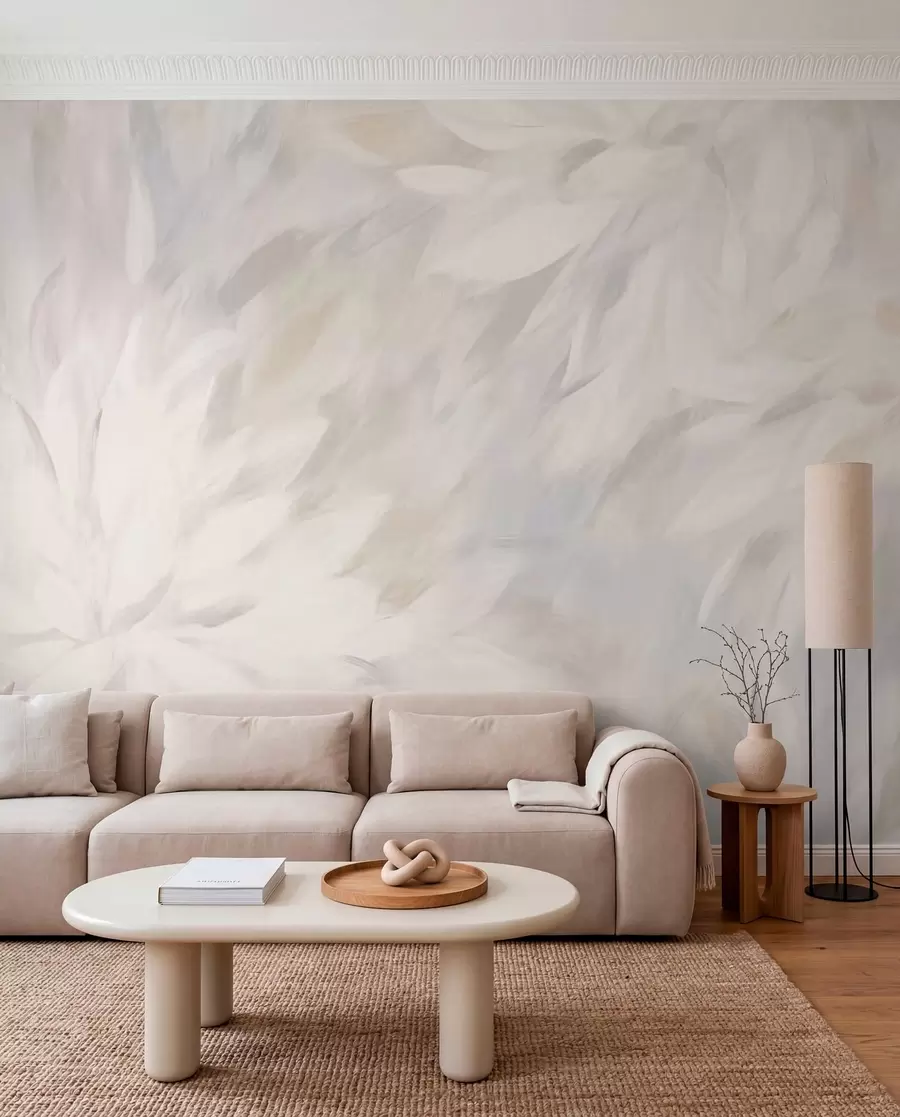 Murale Fleurs dans le style des traits doux w03986