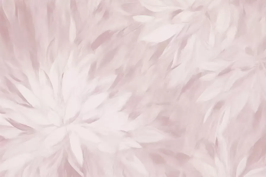 fototapeter Blomster i stil med bløde streger w03986v1