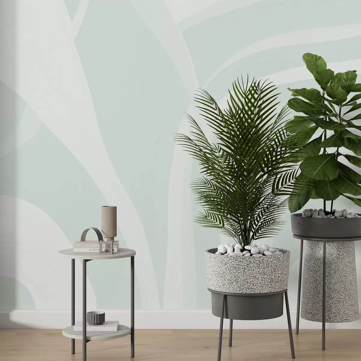 fototapeter Bløde linjer w04041v2