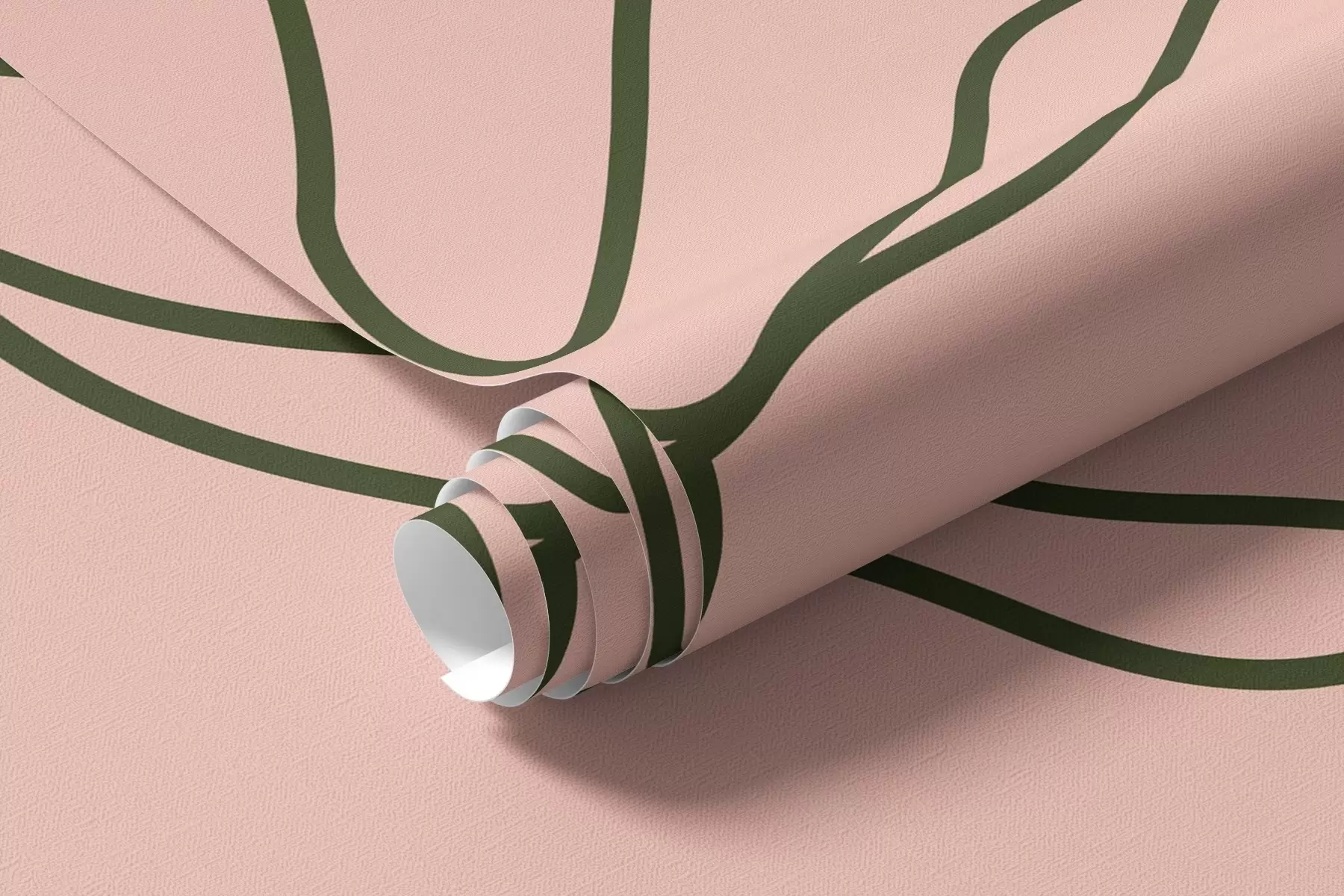 Murale Lignes de fleurs délicates w09167v1