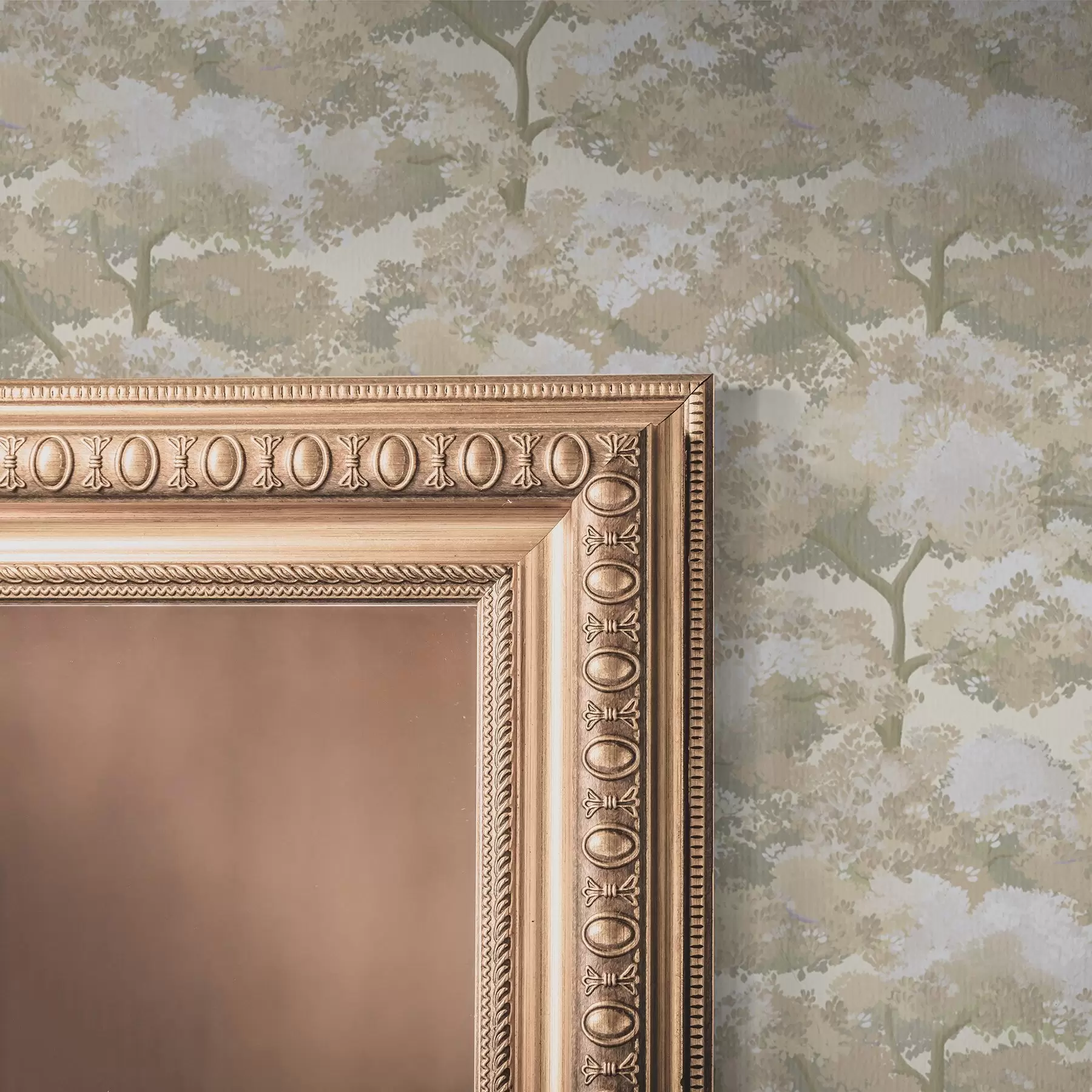 Murale Dessin rose d'arbres dans le style des cerisiers japonais en fleurs a00170v3