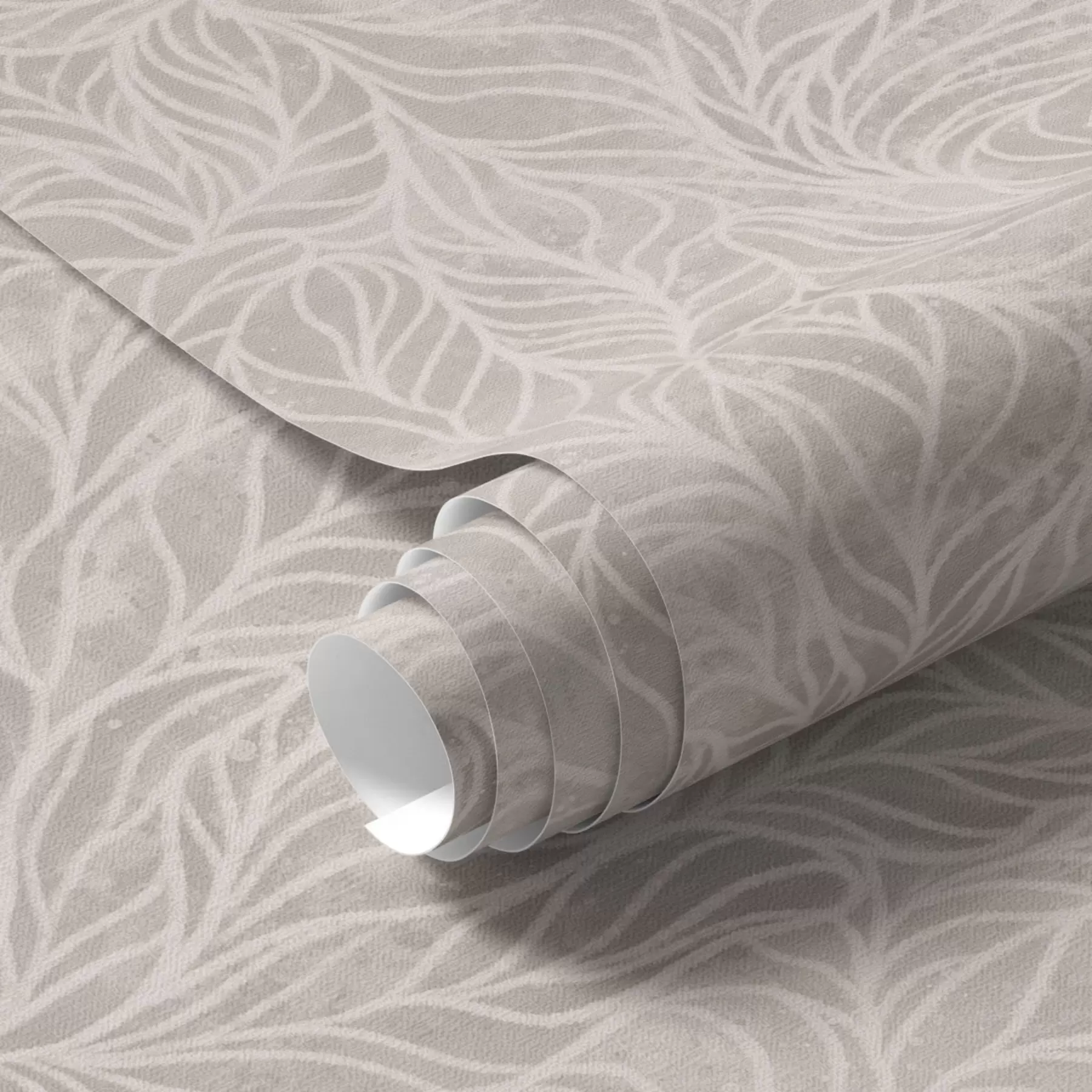 fototapeter Beige abstrakt tekstur med glatte linjer af blade a00179