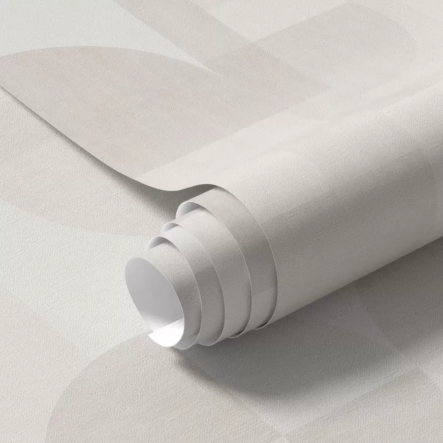 fototapeter Minimalistisk geometri i lys cremefarvet palet a00189