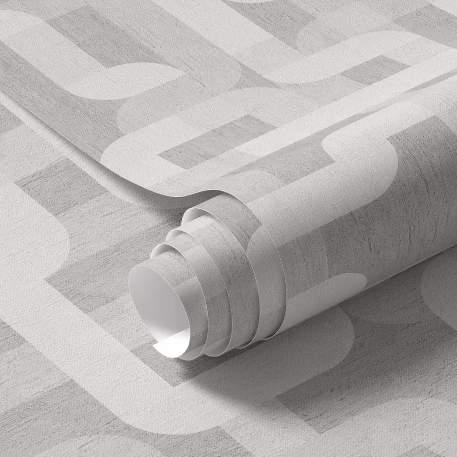 fototapeter Moderne grafisk mønster med buede linjer a00190