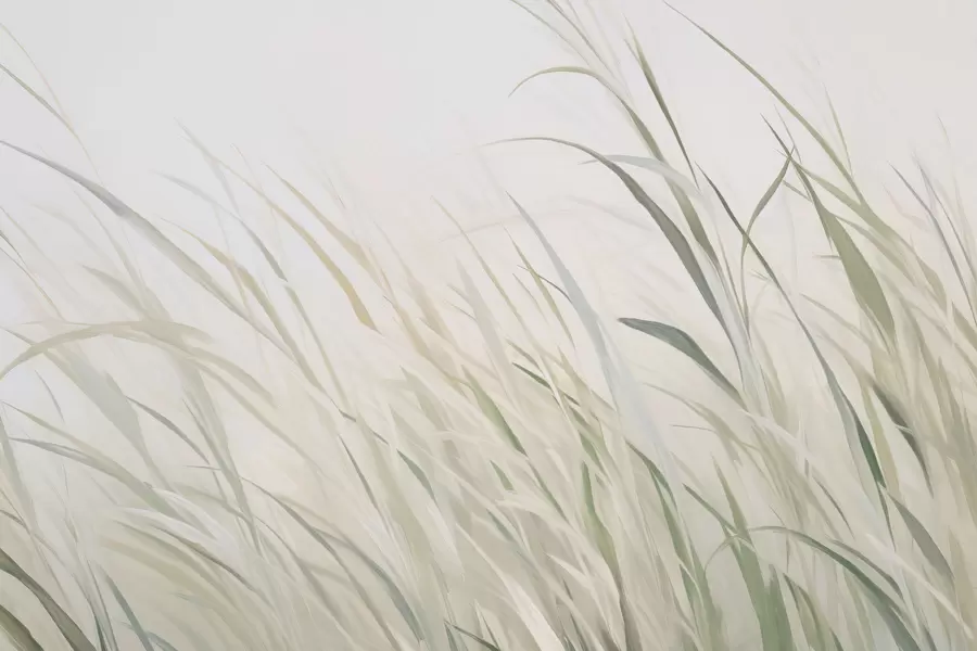 fototapeter Maleri med græsimitation w04175