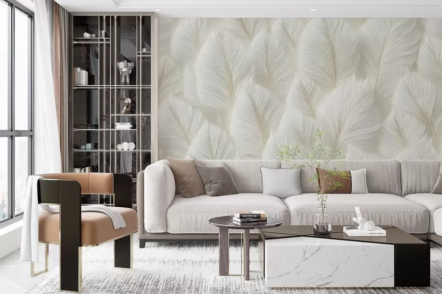 Fototapete Große Federn w04181