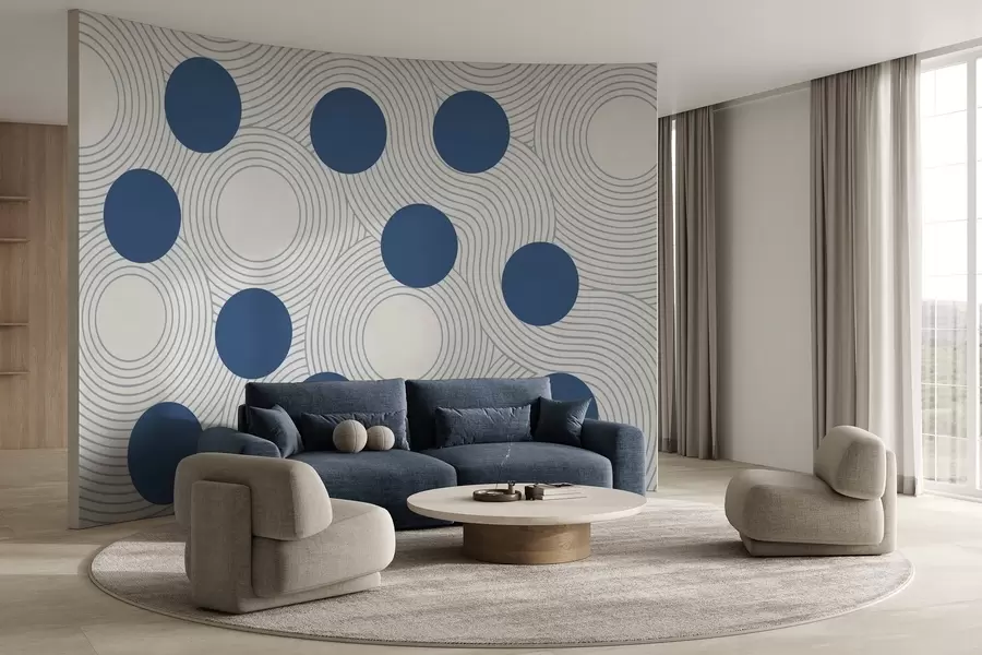 Murale Harmonie géométrique w04185v3