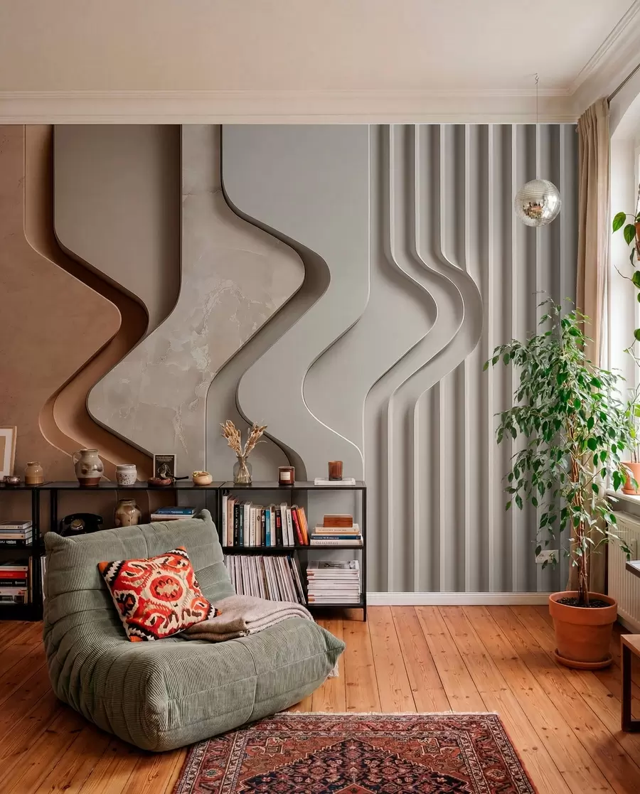 Murale Illusions de texture w04188