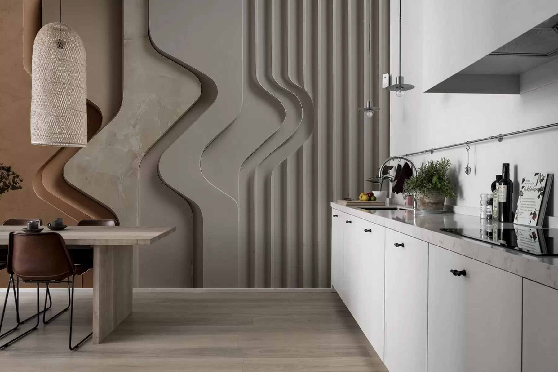 fototapeter Teksturelle illusioner w04188