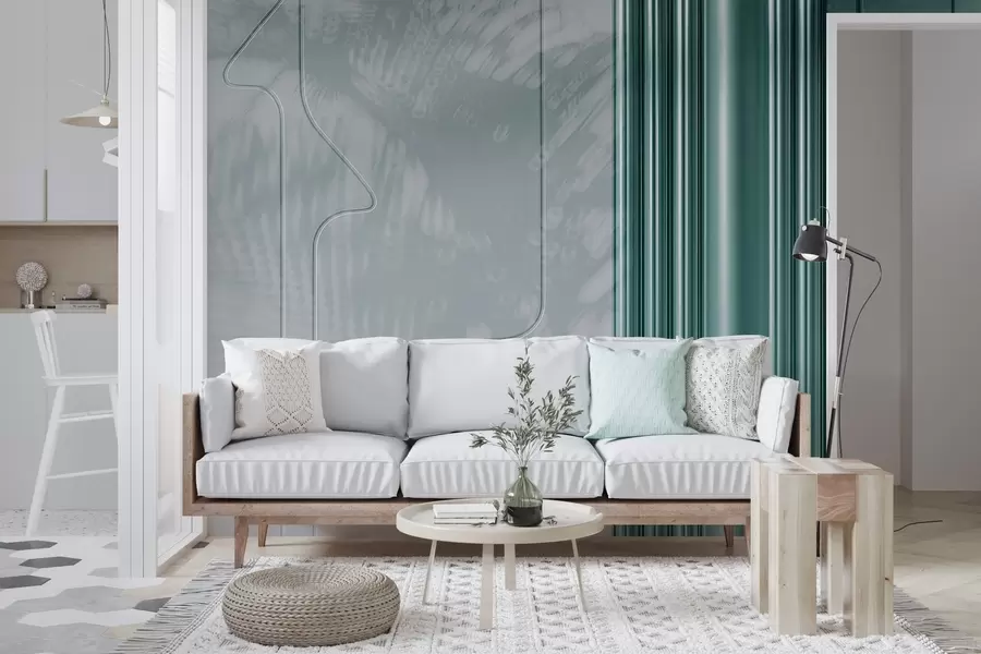 fototapeter Fusion af teksturer w04190v1