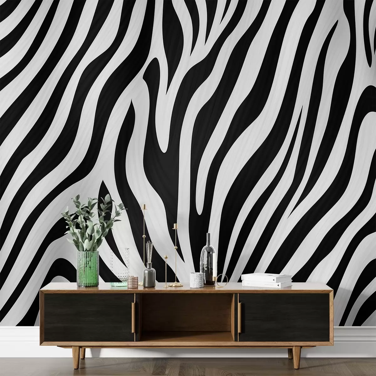 fototapeter Zebra-mønster w04214
