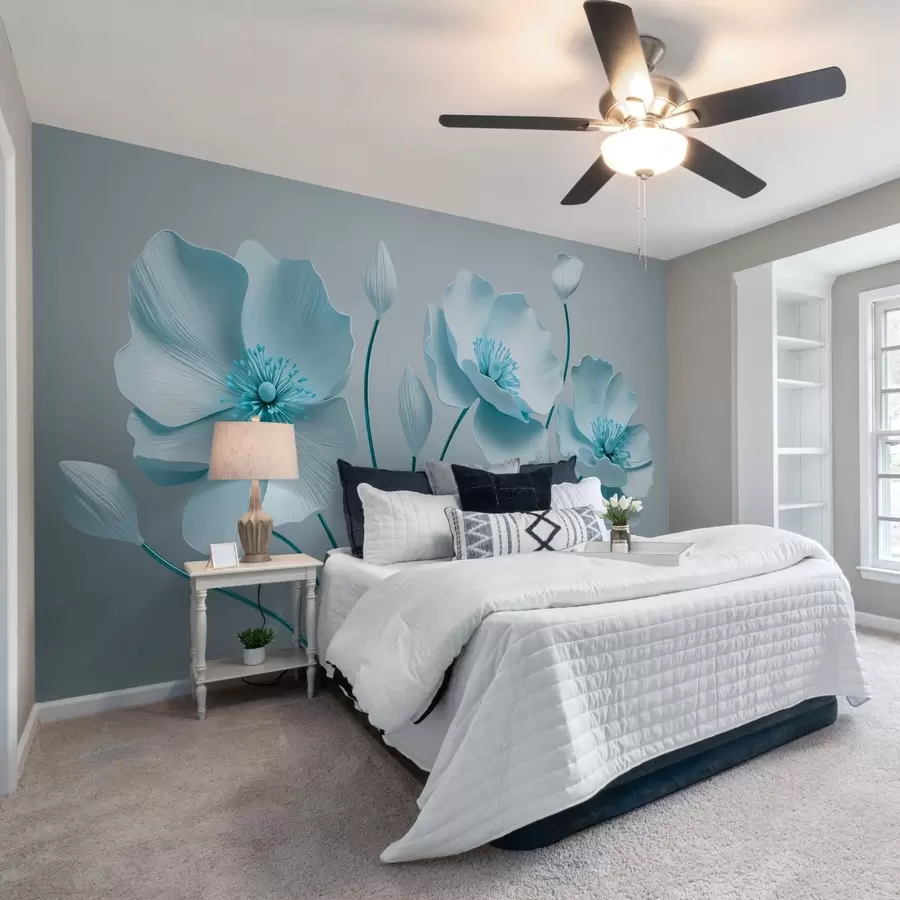 Fototapete Anmutige Blumen w04248v1