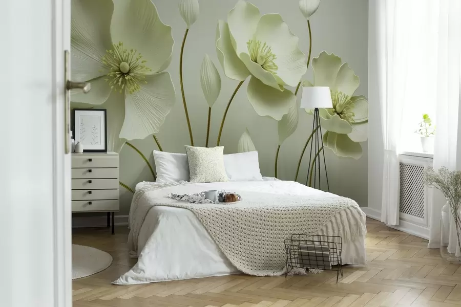 Fototapete Anmutige Blumen w04248v2