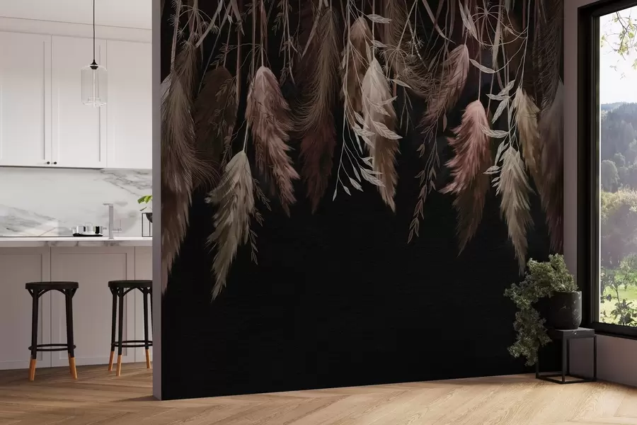 Fototapete Getrocknete Blumenblüten w04253v1