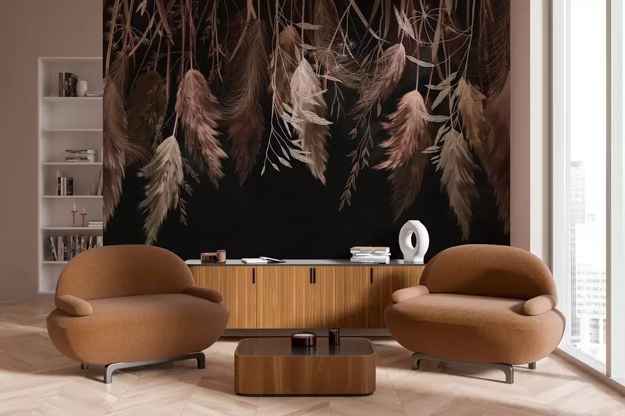 Fototapete Getrocknete Blumenblüten w04253v1