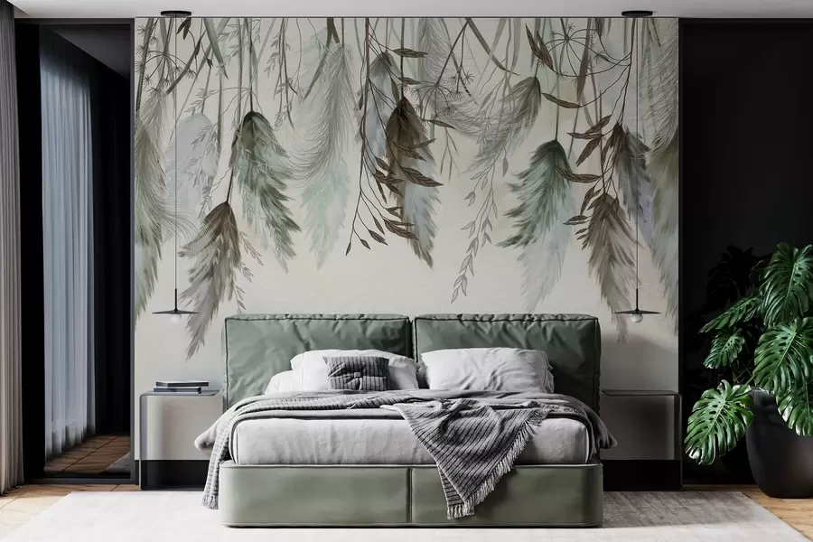 Fototapete Getrocknete Blumenblüten w04253v2