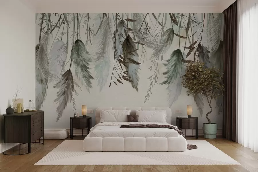 Fototapete Getrocknete Blumenblüten w04253v2