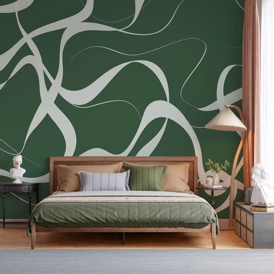 fototapeter Bølgede linjer w04223v2