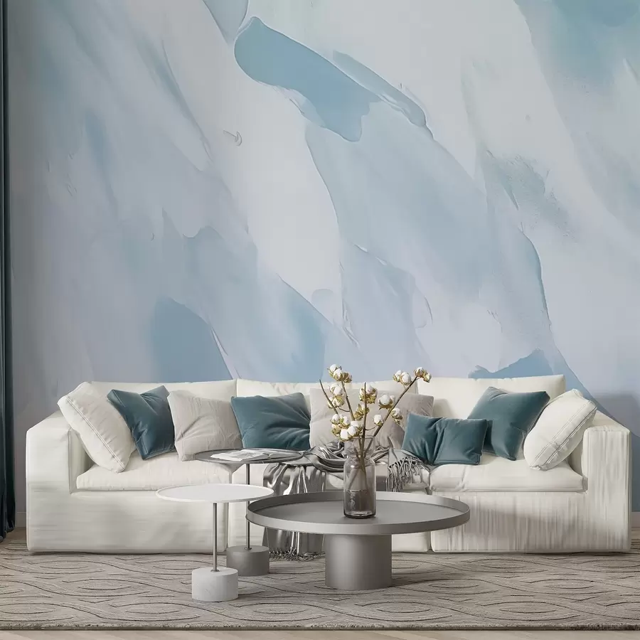 Fototapete Pinselstriche auf einem abstrakten Hintergrund mit Nachahmung einer abgenutzten Textur w04287v1