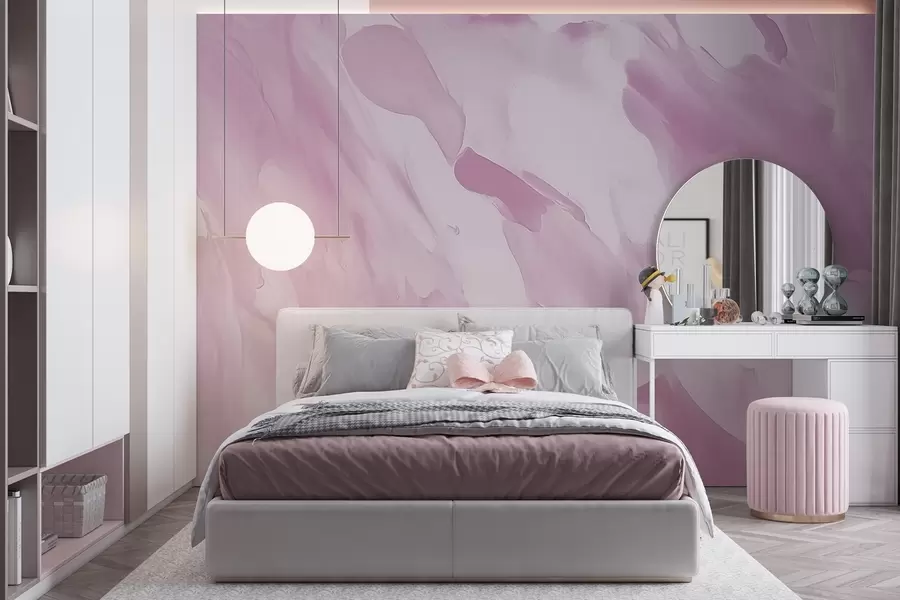 Fototapete Pinselstriche auf einem abstrakten Hintergrund mit Nachahmung einer abgenutzten Textur w04287v2