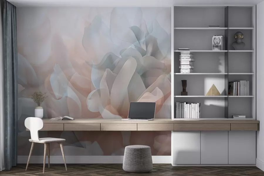 Fototapete Semi-transparente Blumen w04320v1