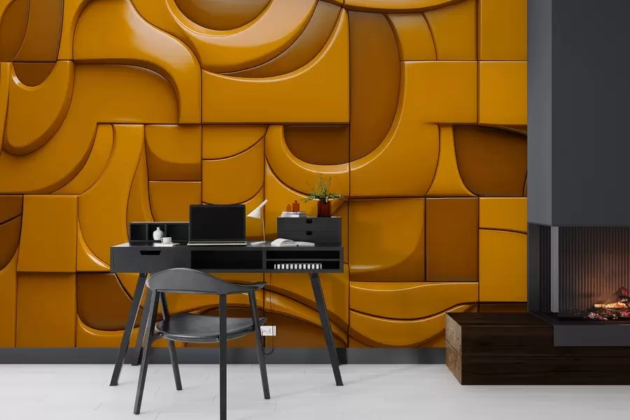 Fototapete Gemalte Reliefwand w04321