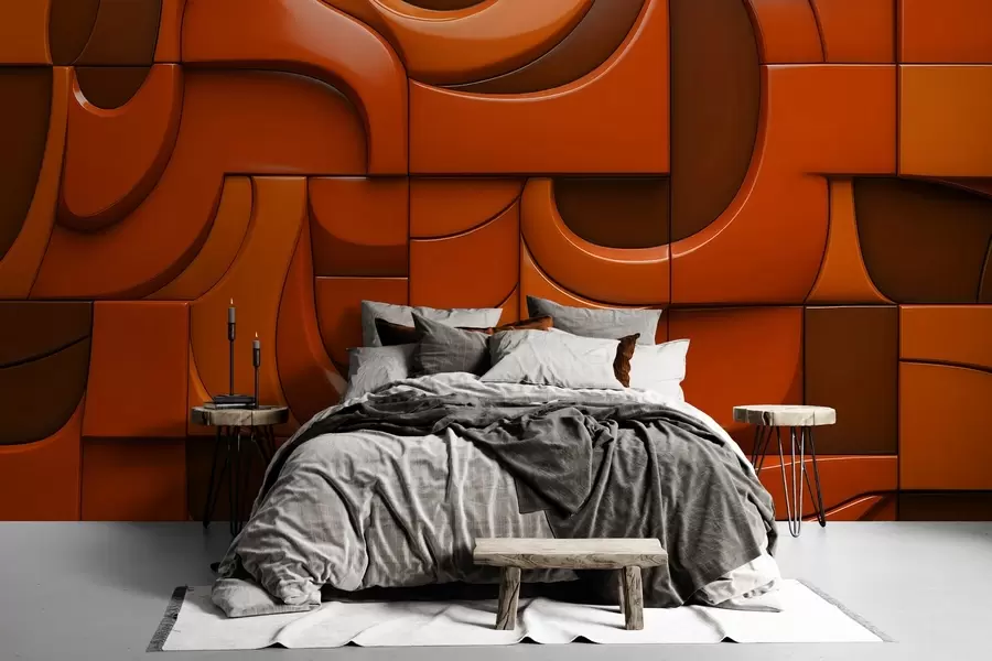 fototapeter Malet reliefvæg w04321v1