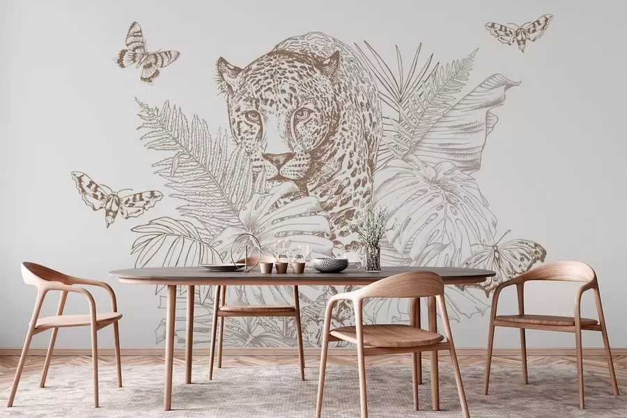 Fototapete Leopard w04358v1