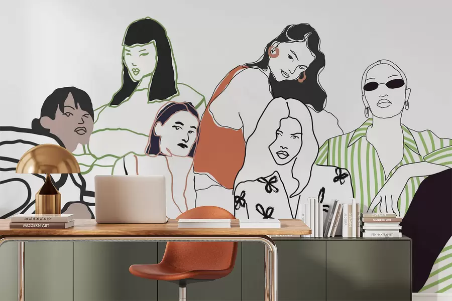 Murale Filles w04359