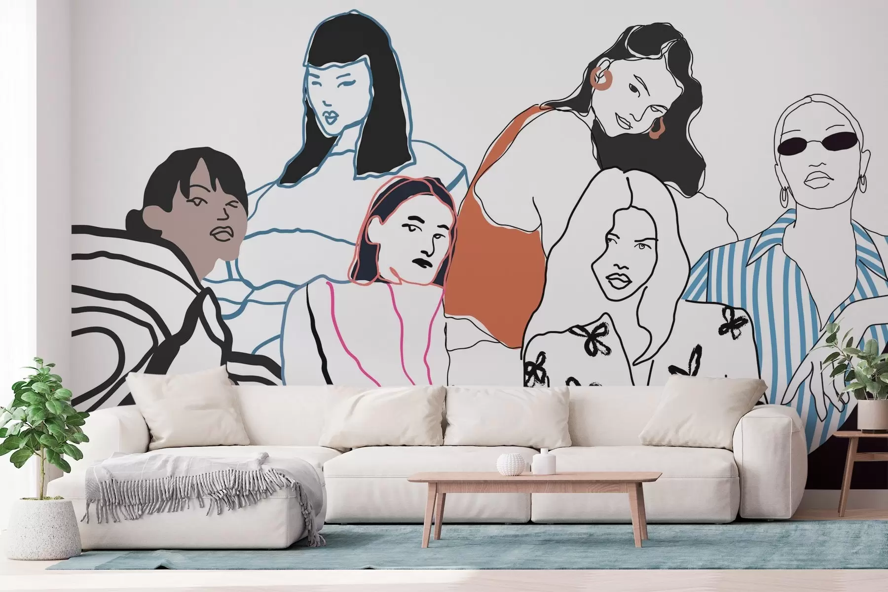 fototapeter Piger w04359v1