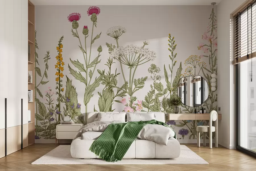 fototapeter Planter i boho-stil u71743