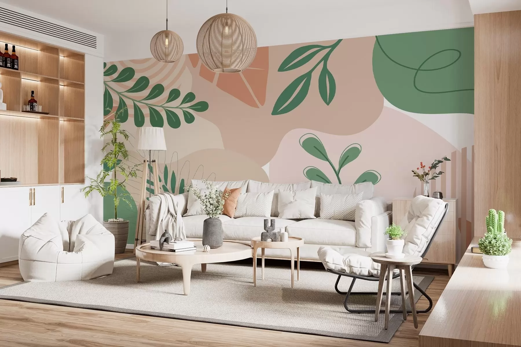 fototapeter Abstraktion, blade w04366v1