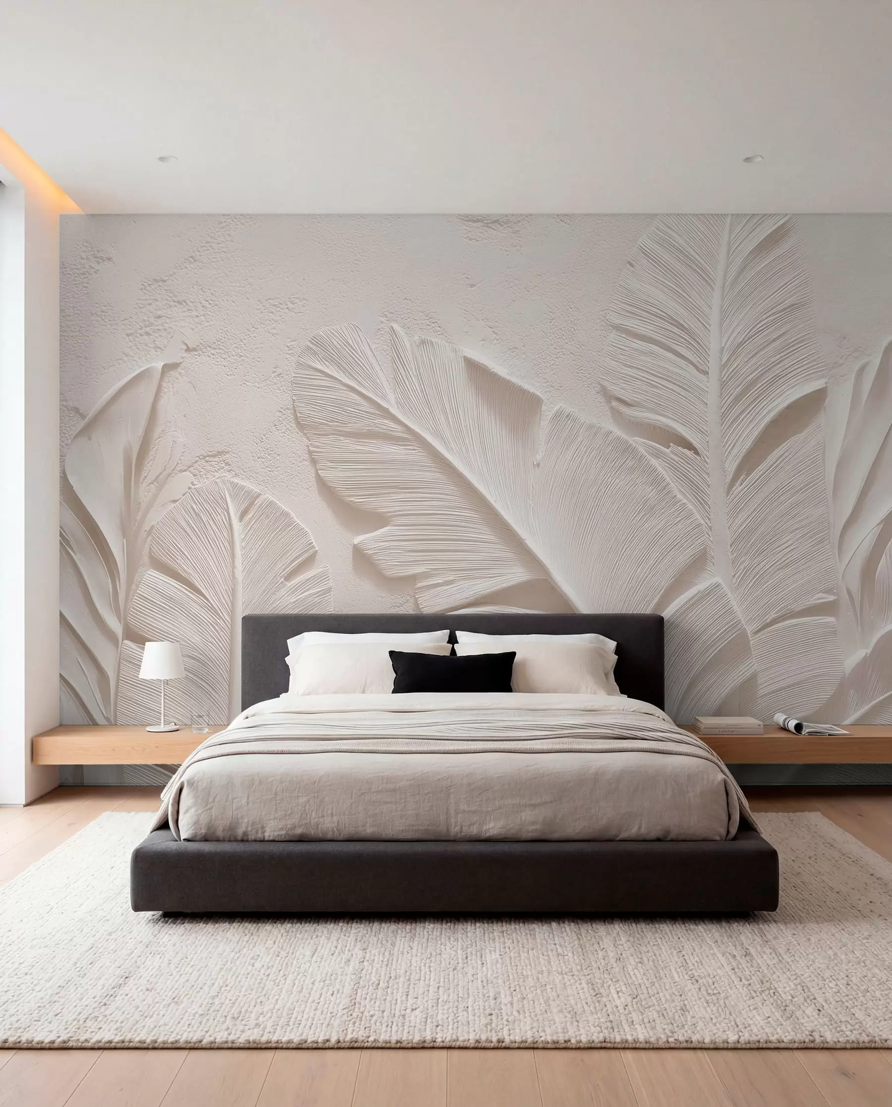 Murale Nervures de feuilles w09307v1