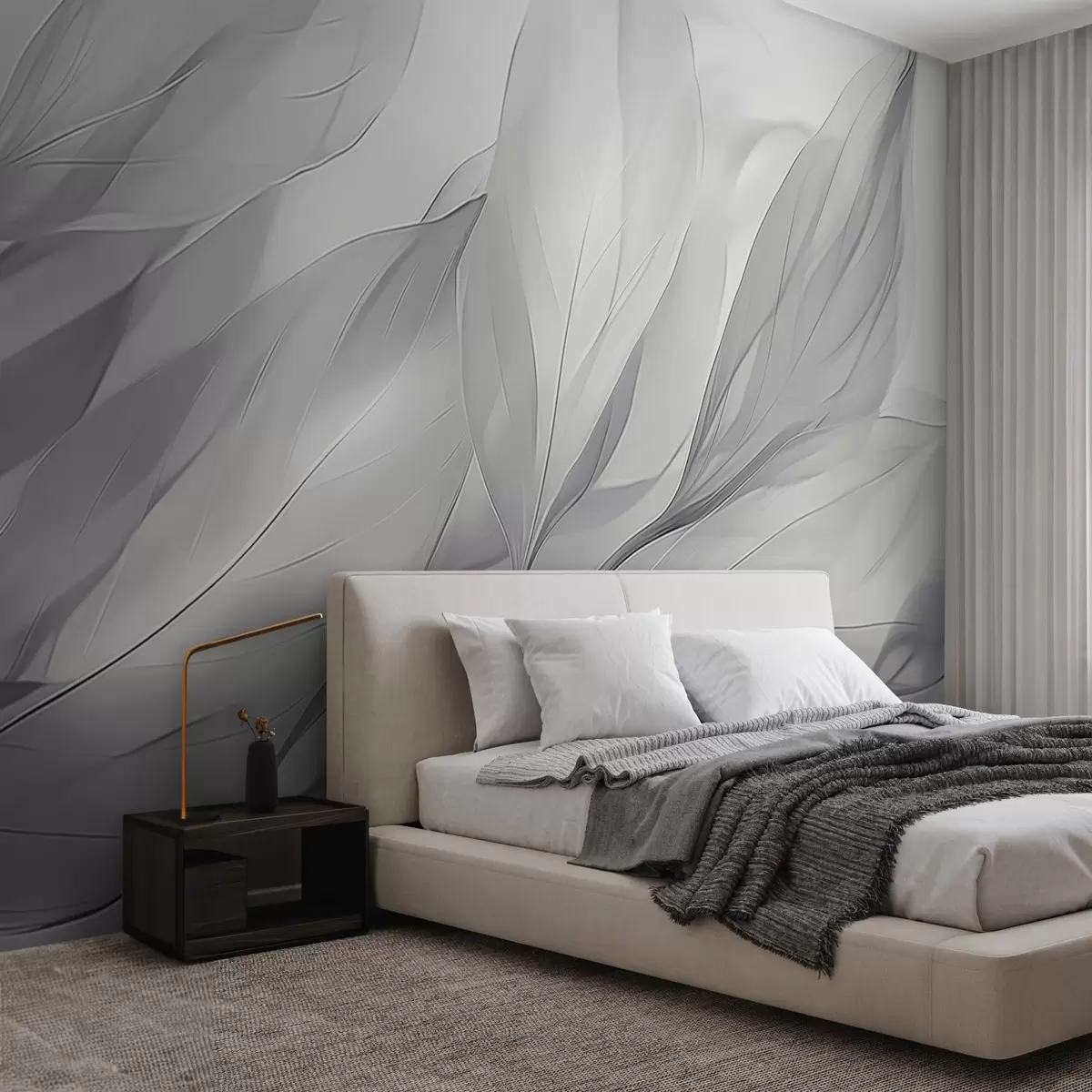 fototapeter Gennemsigtige blade w04376