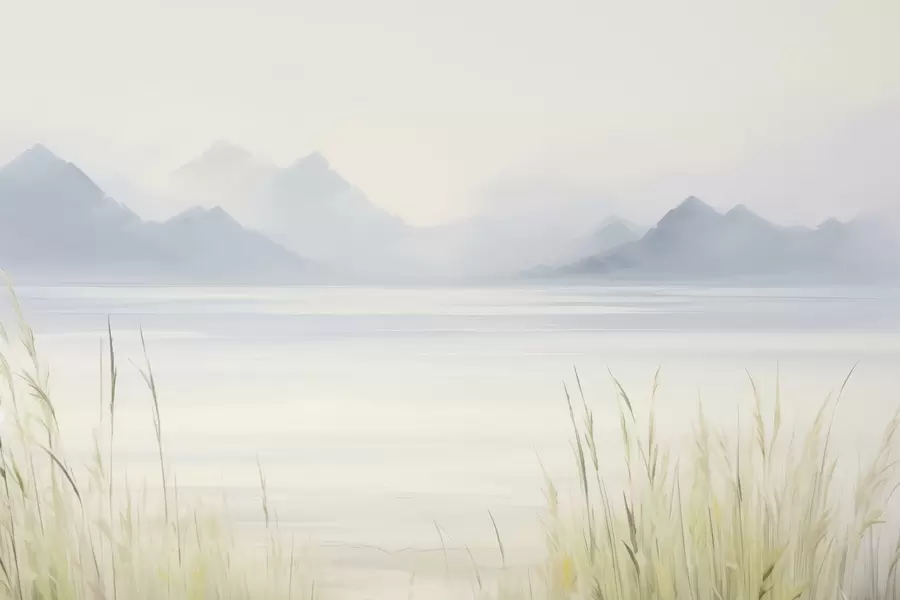 Murale Lac de montagne w04409