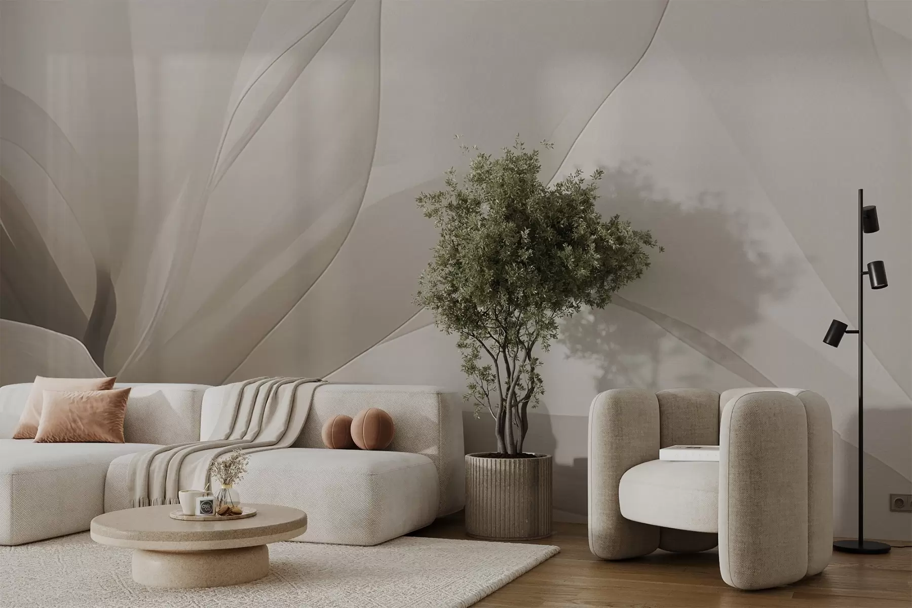 Fototapete Abstrakte Blume w04435