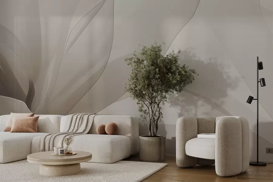 Fototapete Abstrakte Blume w04435