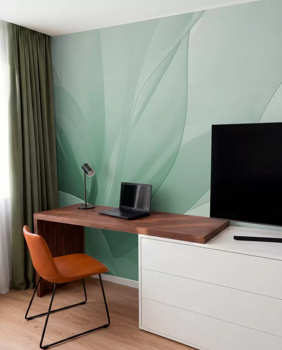 Murale Fleur abstraite w04435v1